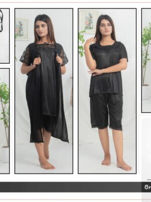 Premium 6-Piece Bridal Nighty Set