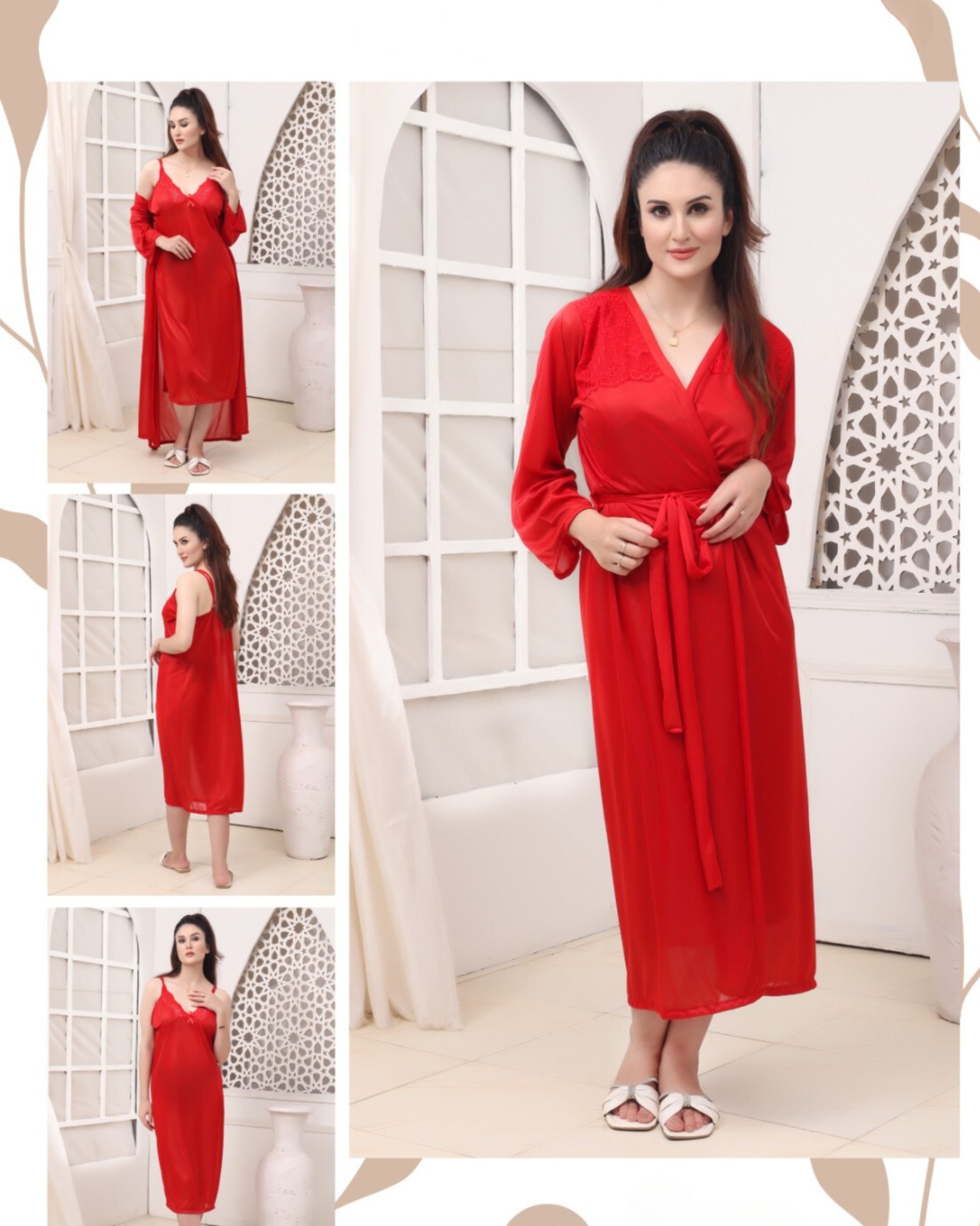 LUXURY NIGHTWEAR Premium Imported Quality – 2 PIECES SET - Image 5